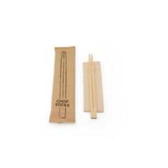 Bamboe eetstokjes met servet (FSC) 210mm - 120 st/ds.