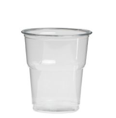Plastic Drinkglas (PET) 200cc (250cc max) - 1.250 st/ds.