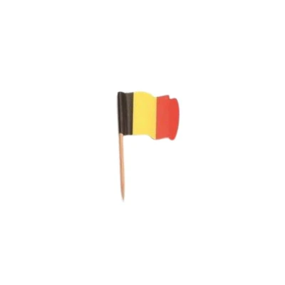 Vlagprikker - België - Wapperend - Hout - 65mm