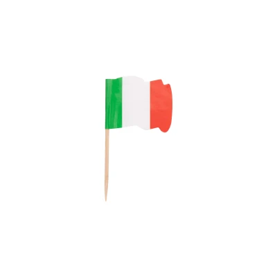 Vlagprikker - Italië - Wapperend - Hout - 65mm