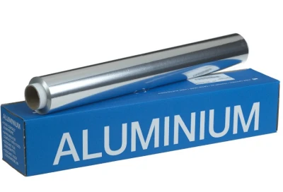Aluminiumfolie - 14mu - in Cutterbox - 45cm x 150m